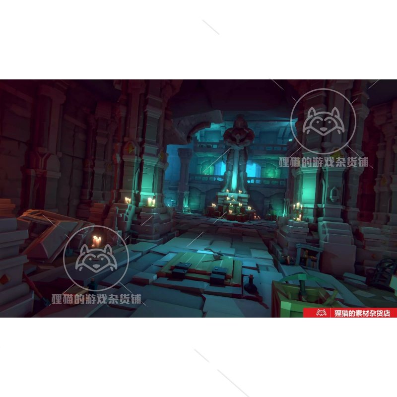 Polystyle Unity最新版 POLYSTYLE_Medieval Dungeons 1.0低模中世纪地牢_虎窝淘