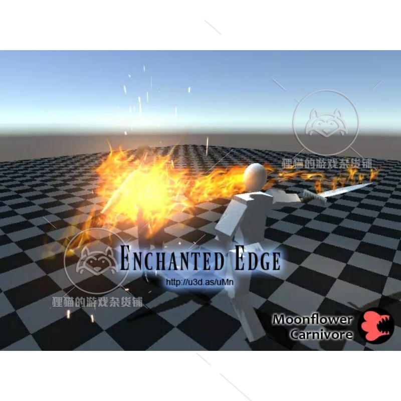 Unity Enchanted Edge 1.04 武器刀刃加强粒子效果包 - 图1