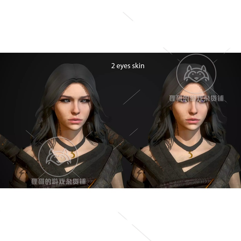 Unity ae:Shinobi日本女武士刺客美女模型包 1.0-图1