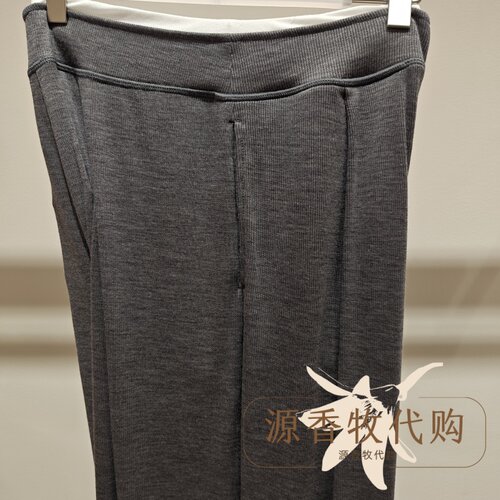 爱慕AIMER CHUANG槿言春夏混纺含羊毛可外穿直筒女士长裤CA472241 - 图1