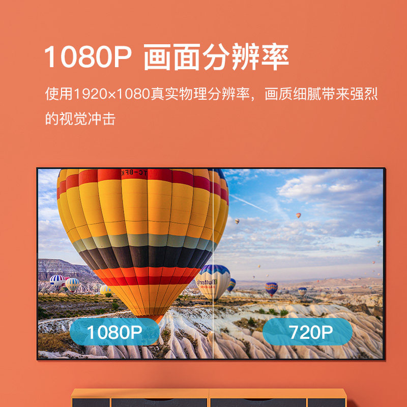 2022新款房间超高清家用办公投影仪 lmix投影机