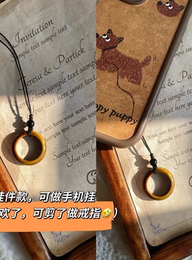 天然虎眼石指环复古戒指