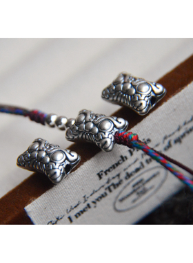 足银老虎复古百搭中式手链