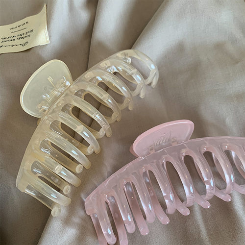 韩国ins发卡法式大号发抓大容量抓夹盘发后脑勺发夹高级感鲨鱼夹 - 图0