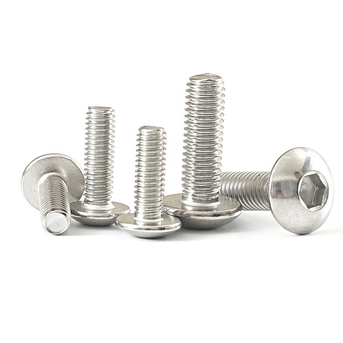 M2M3M4M5M6M8M10mm不锈钢304大扁头内六角螺丝圆头盘头钉圆杯螺栓 - 图3