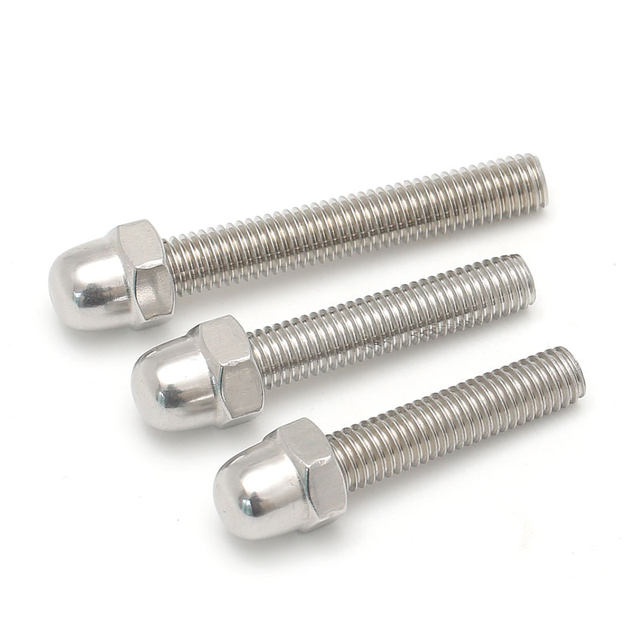 304 stainless steel decorative screw decorative nut