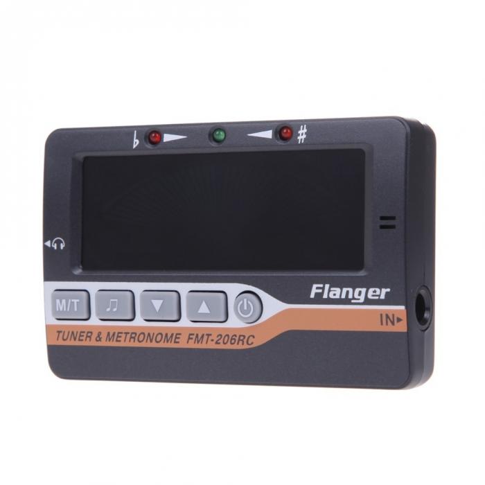 Flanger吉他彩屏校音器节拍器定音器十二平音律尤克里里调音器 - 图0