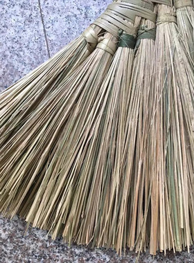 手工竹丝竹丝庭院扫帚