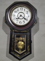 Reading the ancient Eichi Japan Aichi Machinery 30-day hanging bell collection nostalgic old clock watch clock clockwork clock