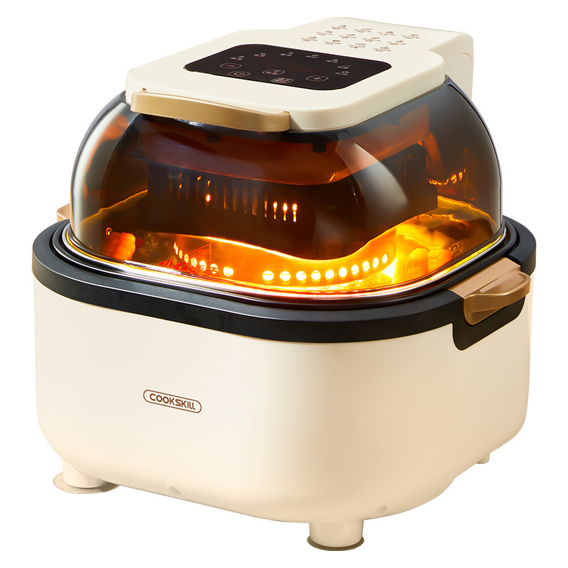 COOKSKILL厨技空气炸锅家用一体电炸锅轻脂低油煎炸多功能电烤箱