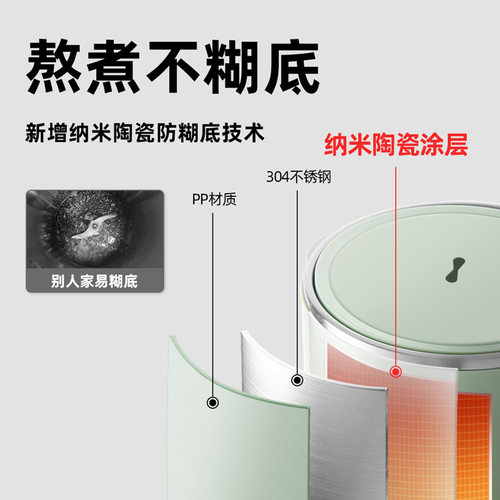 MOKKOM磨客豆浆机家用多功能小型迷你便携式一人新款破壁机免过滤 - 图1