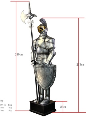 欧式风酒吧武士古罗马摆件新品