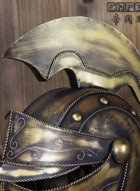 模型仿古风头盔酒吧原创工艺摆件