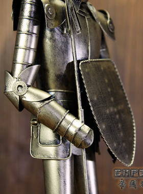 工艺中世纪风古罗马士兵网咖摆件