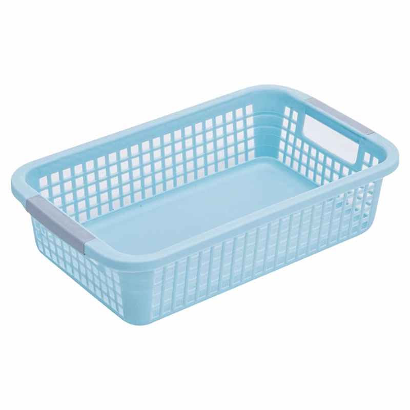 篮子收纳筐塑料长方形盒桌面小幼儿园玩具框零食镂空杂物收纳篮,淘宝优惠券,粉丝福利购,淘宝优惠卷