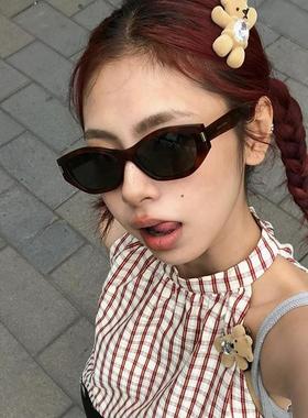 2025新款复古可可镜猫眼夏季遮阳墨镜女款潮辣妹度假ins太阳眼镜
