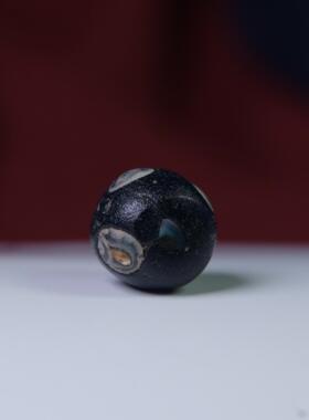 古罗马千年蜻蜓眼老琉璃单珠散珠文玩diy念珠手串多宝一图一物