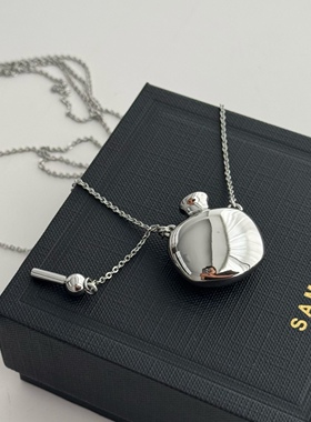 SAMPAN生命之水酒神项链ins小众设计轻奢精致高级酒壶长款毛衣链