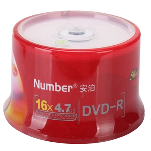 原装行货Number/安泊纯白dvd+rdvd-r空白电脑刻录光盘DVD光碟50片 - 图3