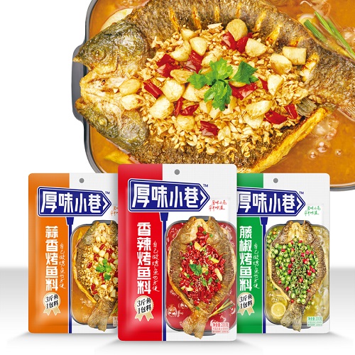 厚味小巷烤鱼料烤鱼腌鱼专用料家用青花椒万洲卅万州烤鱼料调味料 - 图1