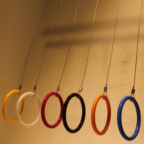 Clothing Store Rings Hanger hanging rack hanger wall-mounted upper wall Hook Colorful Cirque wire hanger window Show