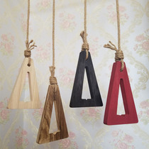 Clothing Store Rings Hanging rack Upper wall Hanger Retro Hemp Rope Chain Sub shop window Show hanging clothes hanging chain