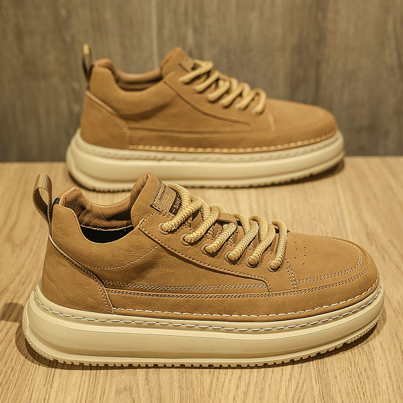 男鞋2025新款秋冬英伦复古休闲板鞋加绒棉鞋工装运动皮鞋潮鞋,淘宝优惠券,粉丝福利购,淘宝优惠卷