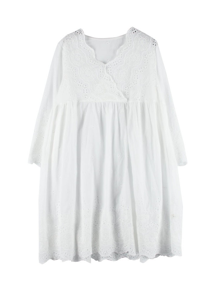 孕妇夏装宽松连衣裙中长款仙女裙子 诺初宠爱连衣裙