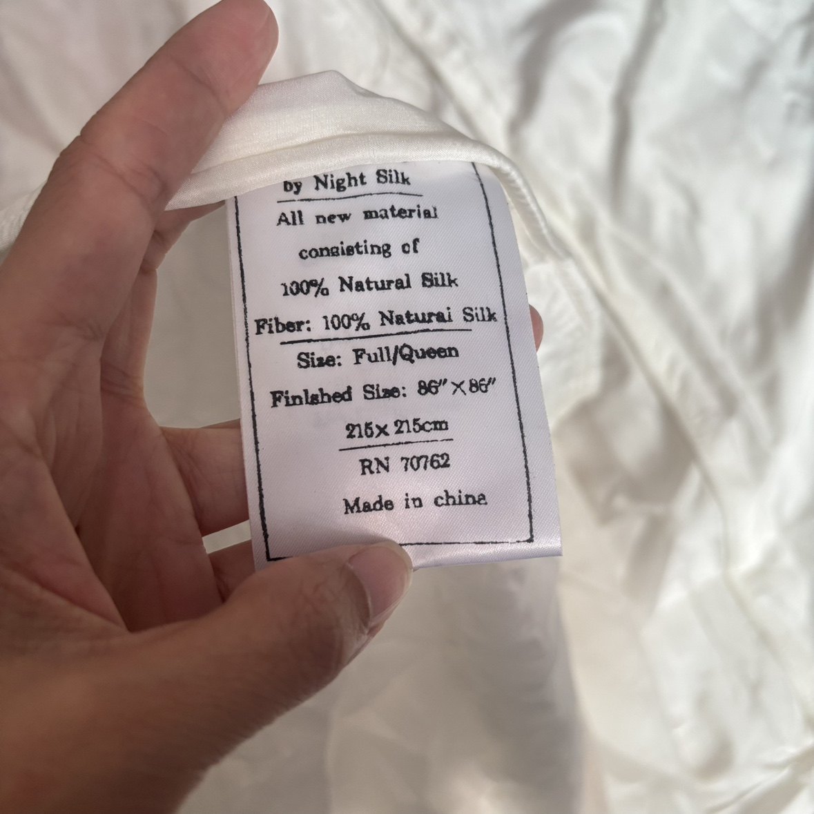 出口原单白色真丝电力纺215*255被套100%桑蚕丝双人被罩盖原色,淘宝优惠券,粉丝福利购,淘宝优惠卷