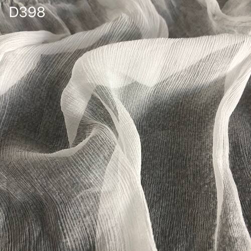 100%桑蚕丝面料 白色顺纡真丝布料论块 轻薄飘逸透气零料清仓处理 - 图2