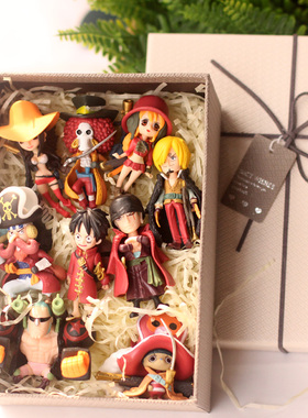 动漫手办礼盒节日汽车摆件包邮