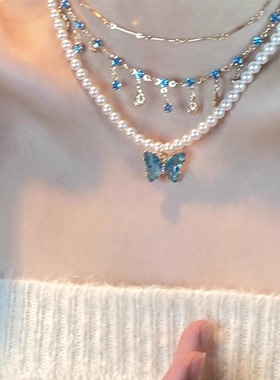 新中式爆款小众设计感珍珠项链女