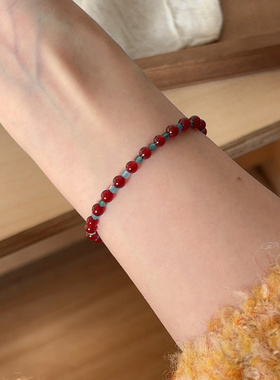 新中式撞色手链爆款小众设计手串