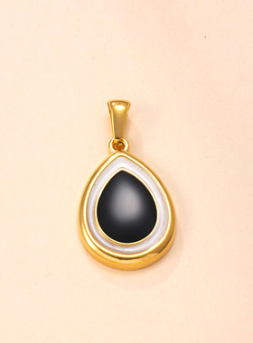 单吊坠水滴滴油项链35