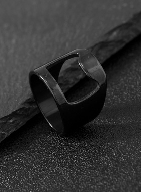 跨境热卖不锈钢开瓶器指环