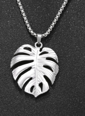 跨境新款不锈钢海星贝壳珍珠项链