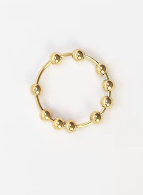 极简不锈钢可移动钛钢戒指