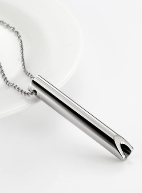 不锈钢正念呼吸项链30