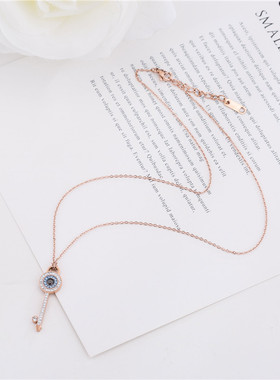 新款恶魔眼钥匙项链00