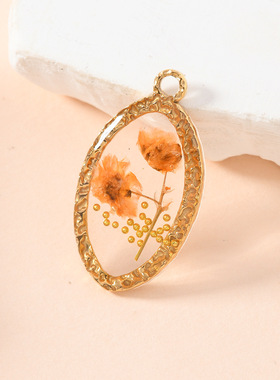 永生花滴胶吊坠DIY配件