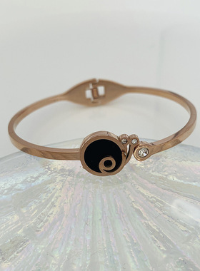 韩版玫瑰金蜗牛手镯62