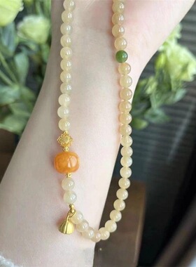 新中式串珠莲蓬手链女新款