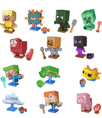 Treasure x minercraft沙滩与海洋我的世界MC黄金宝藏儿童玩具 - 图2