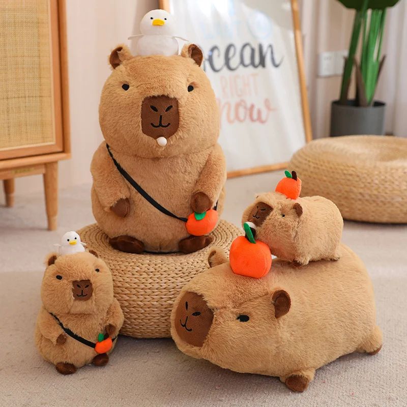 Capybara Plush Toy Simulation Capibara Cosplay Unicorn Dinos - 图1