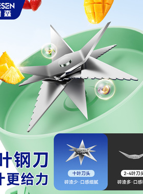 工厂直供吨吨桶榨汁机无线大容量便携果汁杯炸汁碎冰机电动榨汁桶