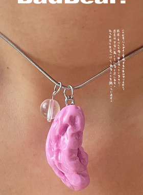 比巴卜泡泡糖项链小众设计礼物