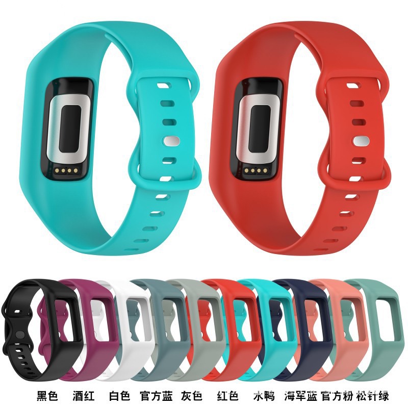 适用Fitbit charge56运动手环一体保护壳硅胶防摔手表带charge4/3 - 图0