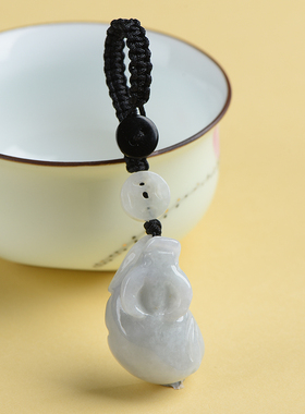 其它男女翡翠A货十二生肖钥匙扣