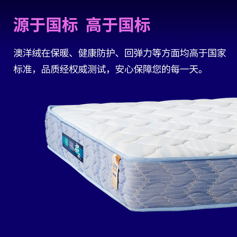 【门店同款】穗宝凝胶记忆棉弹簧偏硬22cm厚席梦思家用床垫 启承,淘宝优惠券,粉丝福利购,淘宝优惠卷