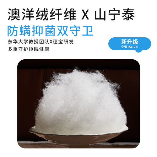 穗宝儿童青少年专用0胶床垫硬护脊防螨弹簧席梦思床垫榻榻米 宁爱 - 图0